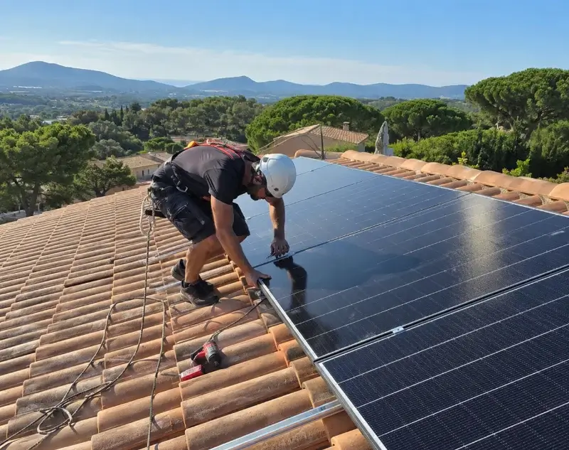 Installateur panneaux solaires Boulazac Isle Manoire — pose photovoltaïque sur toiture